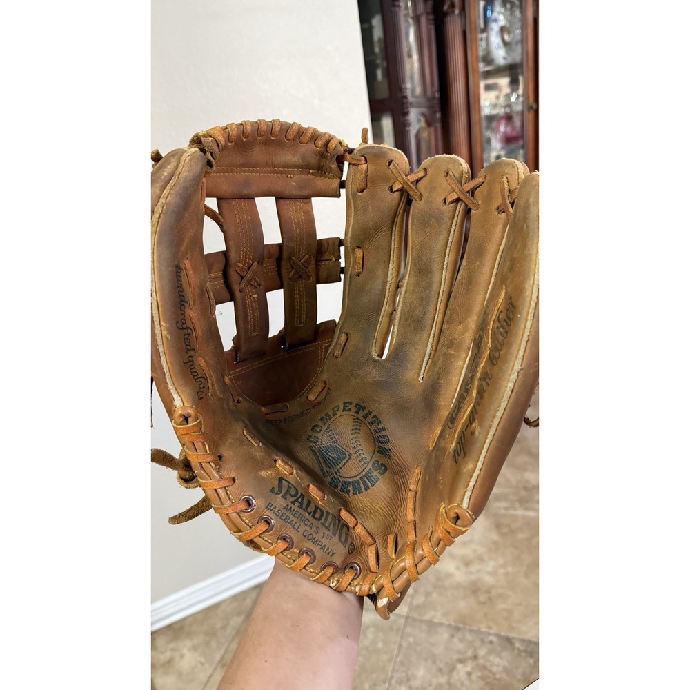 Vintage Spalding SC14 Canton Baseball Glove 14" RHT 42-441+ Aeroback Outfield